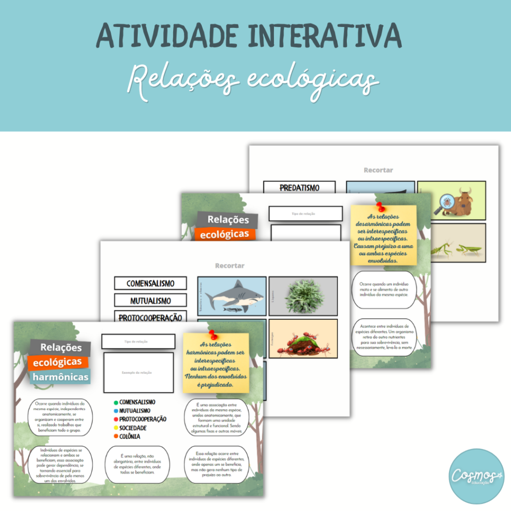 Atividade interativa – Relações ecológicas - Cosmos Educação