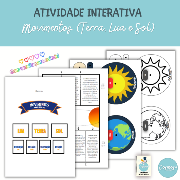 Movimentos - Terra, Lua e Sol