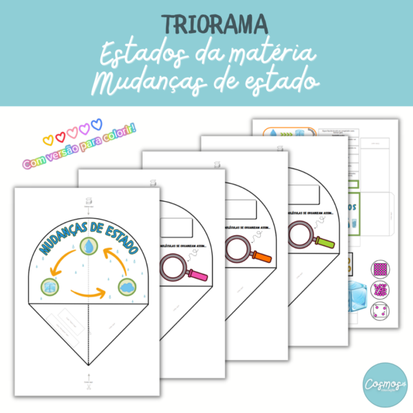 Triorama - Estados da matéria e Mudanças de estado